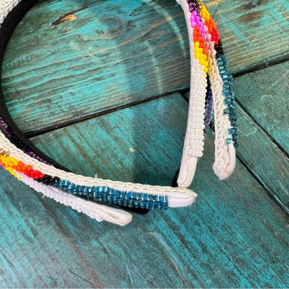 3 Girls Beaded Headbands First Nations Native American - Picture 5 of 8